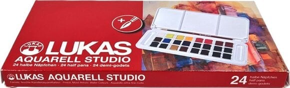 Peintures aquarelles Lukas Aquarell Studio Ensemble de peintures acryliques - 5