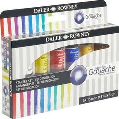 Gouachefärg Daler Rowney Aquafine Uppsättning gouachefärger Starter Set 6 x 15 ml - 3