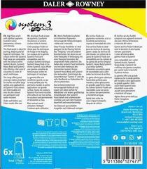 Akrüülvärv Daler Rowney System3 Acrylic Paint Plastic Bottle Fluid 29,5 ml Cardboard Box Starter Set 6 Assorted Colours - 2