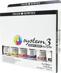 Acrylfarbe Daler Rowney System3 Set Acrylfarben Starter Set 6 x 59 ml - 2