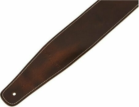 Leather guitar strap Fender Broken-In  2.5'' Leather guitar strap Brown - 4