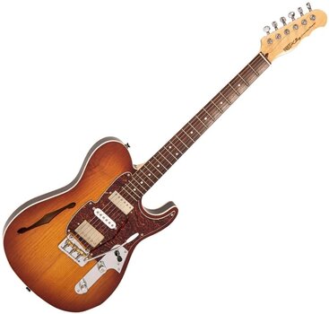 Guitare électrique Fret King Black Label Country Squire Semi-Tone Deluxe Honeyburst Guitare électrique - 3