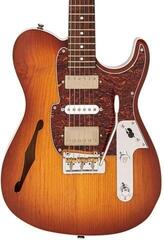 Chitară electrică Fret King Black Label Country Squire Semi-Tone Deluxe Honeyburst Chitară electrică - 4