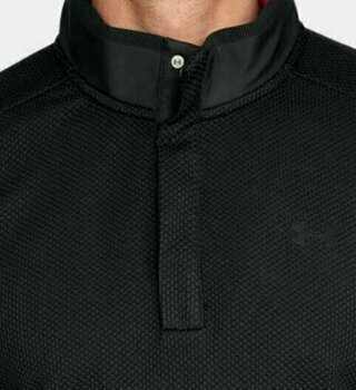 Hoodie/Sweater Under Armour Storm SweaterFeece Snap Mock Black L - 2