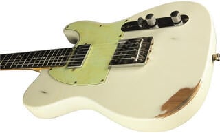 Electric guitar Eko guitars Tero Relic Olympic White Electric guitar - 5