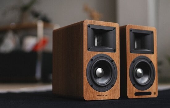 HiFi-Kabellose Lautsprecher
 Edifier Airpulse A80 2.0 HiFi-Kabellose Lautsprecher Walnut 2 stk - 6