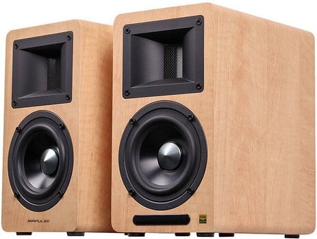 Hi-Fi-bokhyllehögtalare Edifier Airpulse A80 Hi-Fi-bokhyllehögtalare Brown 2 st (Som ny) - 4