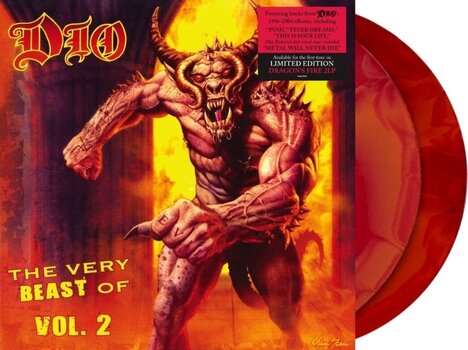 LP ploča Dio - The Very Beast Of Dio Vol. 2 (Limited Edition) (Dragon's Fire Coloured) (2 LP) - 2