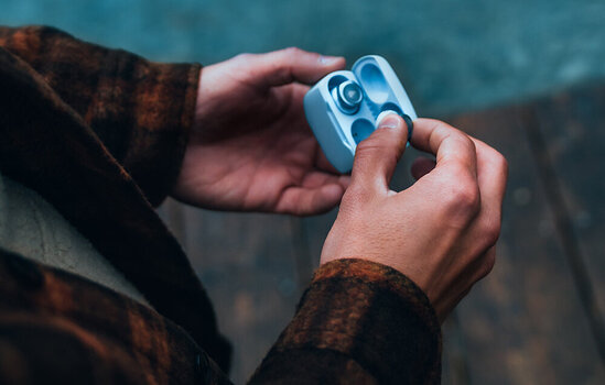 Auscultadores intra-auriculares sem fios Edifier W240TN ANC Blue Auscultadores intra-auriculares sem fios - 9