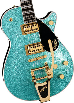 E-Gitarre Gretsch G6229TG Players Edition Sparkle Jet BT EB Ocean Turquoise Sparkle E-Gitarre - 4