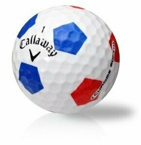 Piłka golfowa Callaway Chrome Soft X 18 Truvis Red/Blue - 2