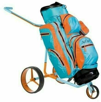 Handmatige golftrolley Jucad Carbon 3-Wheel Aquastop Bag SET GT Handmatige golftrolley - 2