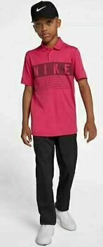 Tricou polo Nike Dry Graphic Rush Pink L - 3