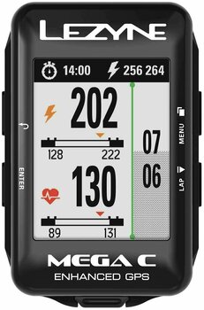 Aparelhos eletrónicos para ciclismo Lezyne Mega C GPS 1 - 6