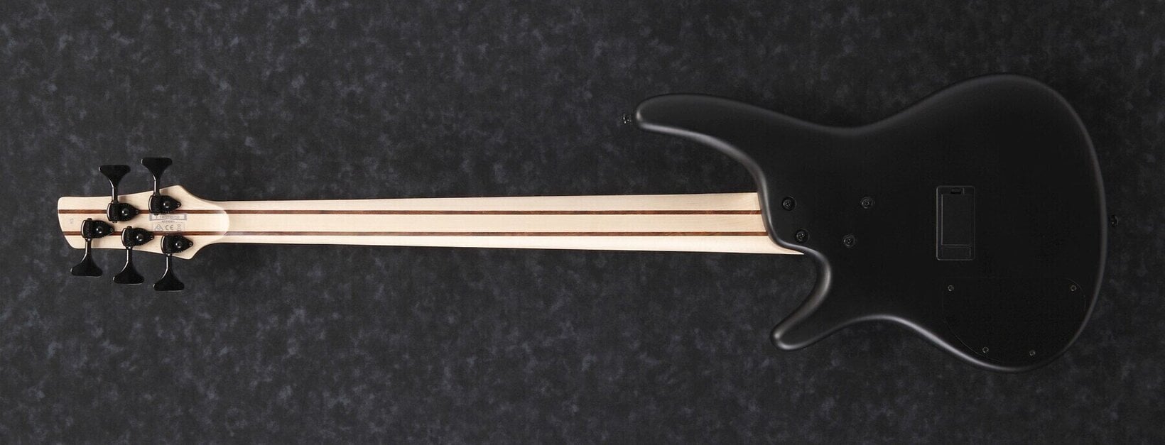 Ibanez K5-BKF Black Flat 5-string Bassguitar - Muziker