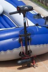 Inflatable Boat Aqua Marina Wildriver + T-18 Electric Motor -/283 cm/White-Blue - 1