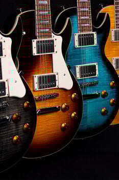 E-Gitarre Cort CR250 Dark Blue Burst E-Gitarre - 5