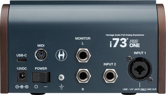 USB Audiointerface Heritage Audio i73 PRO One USB Audiointerface - 4