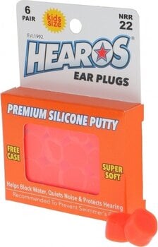 Čepići za uši Hearos Silicone Putty Kids Orange Čepići za uši - 3
