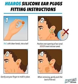 Čepići za uši Hearos Silicone Putty Kids Orange Čepići za uši - 5