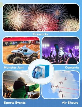 Tampões para os ouvidos iClever IC-EM01 Blue Tampões para os ouvidos - 6