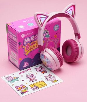 Auriculares inalámbricos On-ear iClever BTH21 Pink Auriculares inalámbricos On-ear - 3