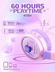Wireless On-ear headphones iClever BTH21 Purple Wireless On-ear headphones - 5