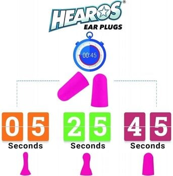 Dopuri pentru urechi Hearos Sleep Pretty Pink Dopuri pentru urechi - 5