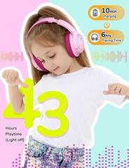 Drahtlose On-Ear-Kopfhörer iClever BTH18 Pink Drahtlose On-Ear-Kopfhörer - 3