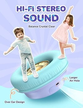 Auriculares inalámbricos On-ear iClever BTH18 Morado Auriculares inalámbricos On-ear - 3