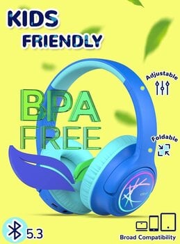 Auriculares inalámbricos On-ear iClever BTH18 Blue Auriculares inalámbricos On-ear - 6