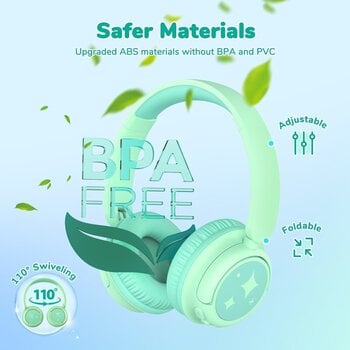 Auriculares inalámbricos On-ear iClever BTH22 Verde Auriculares inalámbricos On-ear - 3