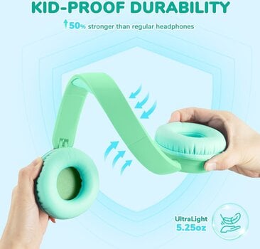 Auriculares inalámbricos On-ear iClever BTH22 Verde Auriculares inalámbricos On-ear - 7