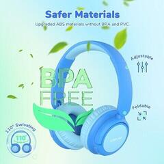 Ασύρματο Ακουστικό On-ear iClever BTH22 Blue Ασύρματο Ακουστικό On-ear - 2