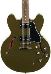 Jazz kitara (polakustična) Epiphone ES-335 Olive Drab Green Jazz kitara (polakustična) - 2