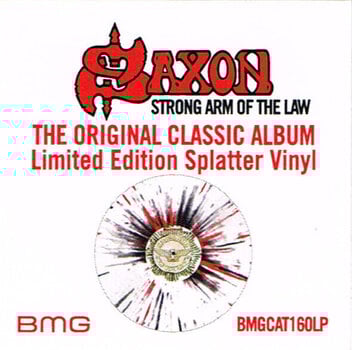 Disc de vinil Saxon - Strong Arm Of The Law (Limited Edition) (Reissue) (White/Black/Red Splatter) (LP) - 8