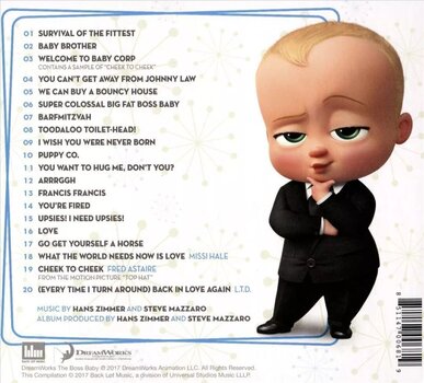 CD диск Hans Zimmer - Boss Baby (CD) - 2