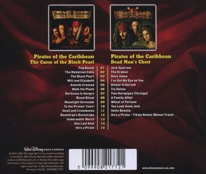 Musikk-CD Hans Zimmer Pirates of the Caribbean Curse of the Black Pearl (2 CD) - 2