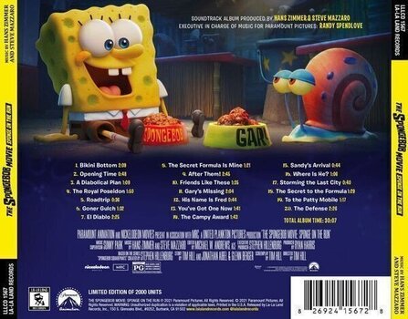 Musiikki-CD Hans Zimmer - Spongebob Movie - Sponge On the Run (CD) - 2