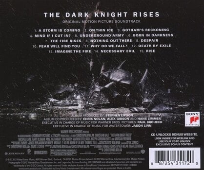 Musikk-CD Hans Zimmer The Dark Knight Rises (CD) - 2