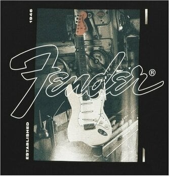 T-Shirt Fender T-Shirt Stratocaster Herren Schwarz 2XL - 2