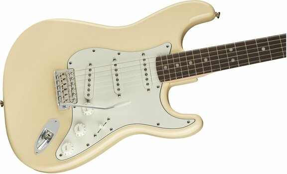 Elektrická gitara Fender Albert Hammond JR Stratocaster MN Olympic White - 2