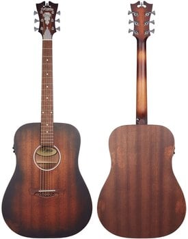 Dreadnought elektro-akoestische gitaar D'Angelico Premier Lexington LS Aged Mahogany Dreadnought elektro-akoestische gitaar - 6