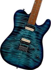 Electric guitar Sire Larry Carlton T7 FM Transparent Blue Electric guitar - 3