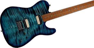 Electric guitar Sire Larry Carlton T7 FM Transparent Blue Electric guitar - 4