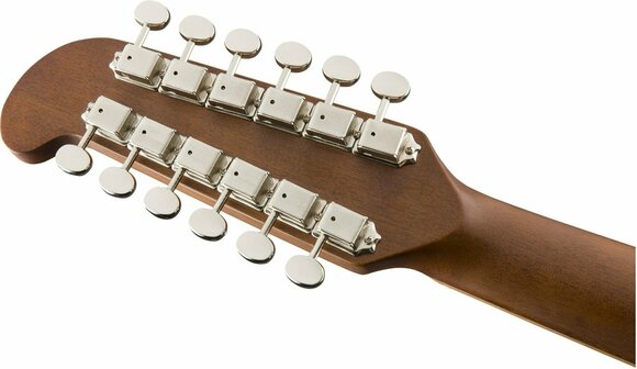 12-snarige elektrisch-akoestische gitaar Fender Villager 12 V3 Jetty Black - 8