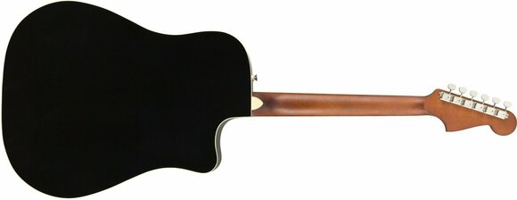 Dreadnought elektro-akoestische gitaar Fender Redondo California Player LH Zwart - 2