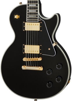 Guitare électrique Epiphone Les Paul Custom SET Ebony Guitare électrique - 6