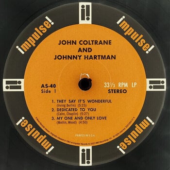 LP ploča John Coltrane - John Coltrane & Johnny Hartman (Verve Acoustic Sounds Series) (LP) - 3