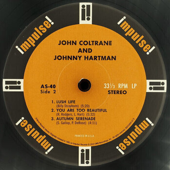 LP ploča John Coltrane - John Coltrane & Johnny Hartman (Verve Acoustic Sounds Series) (LP) - 4